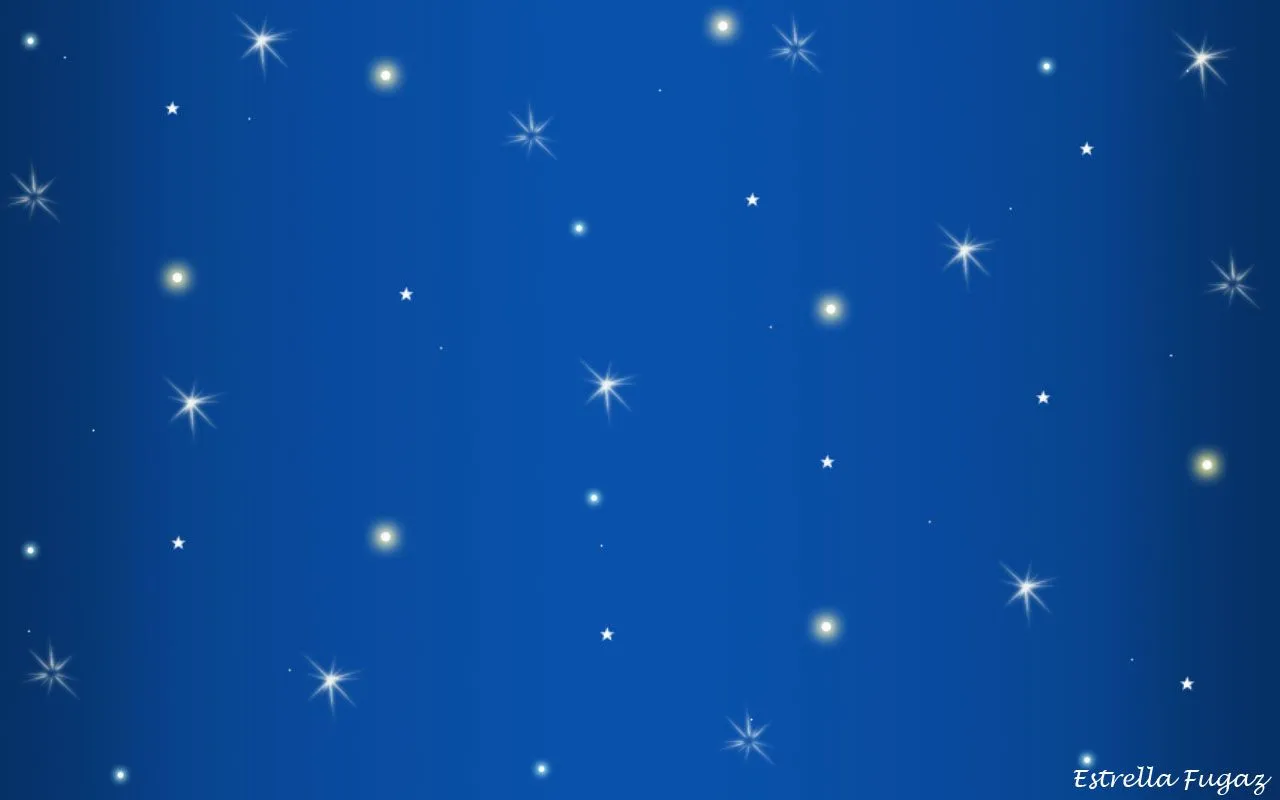 Fondo de pantalla con estrellas | Mini Estrella Fugaz - Mis Fondos