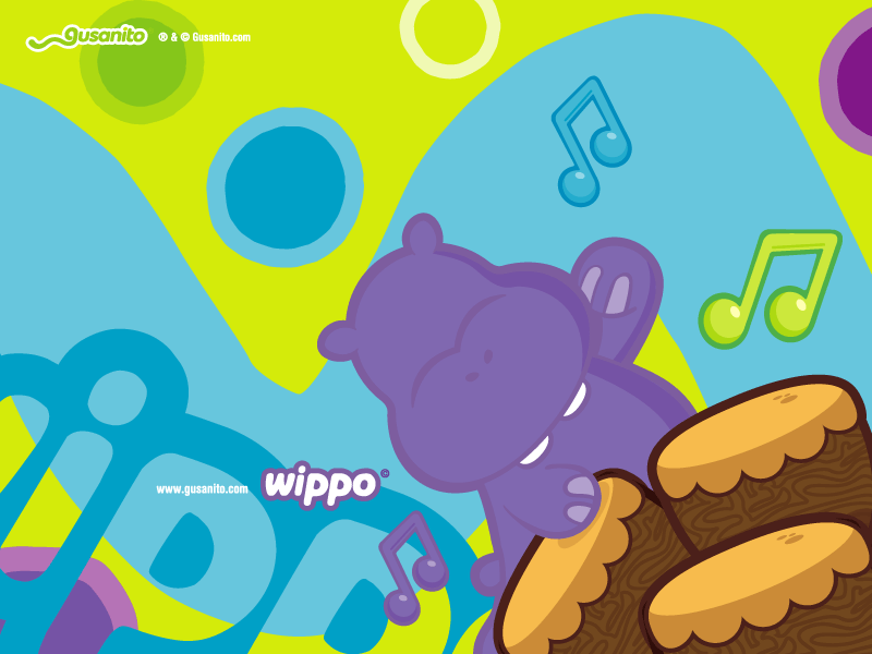 Fondos de escritorios de Gusanito - Wippo color de la música