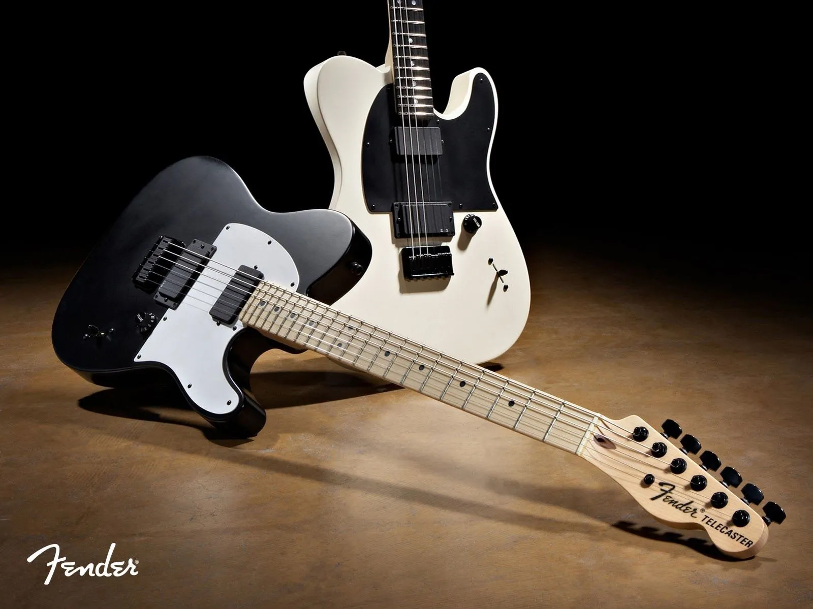 Twins Black & White Fender Telecaster - Guitarras HD | Fondos y ...