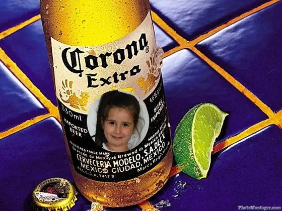 Fondos para fotos originales. Tu cara en una Coronita.