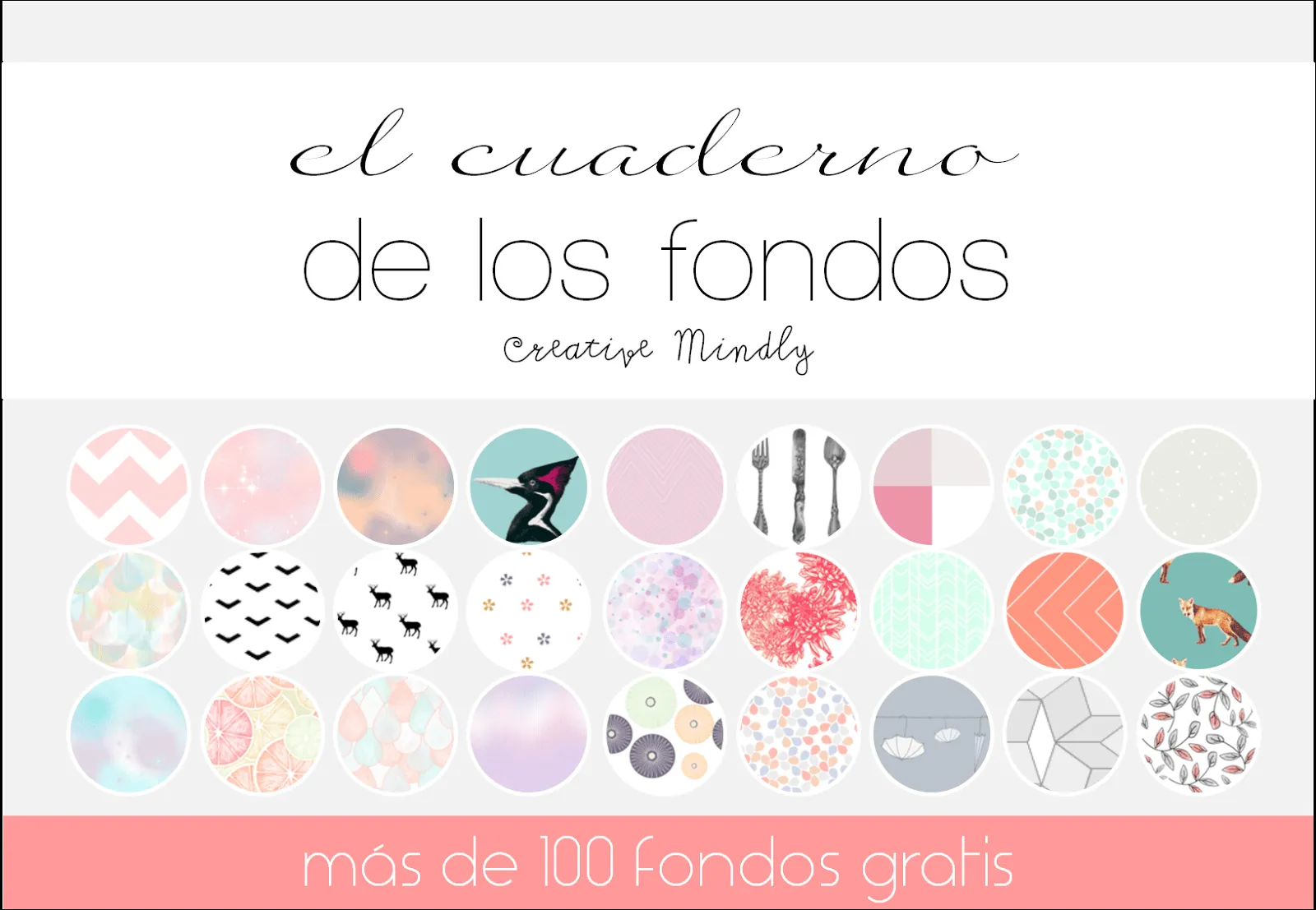 Fondos gratis para blog! Diseño fácil con Creativemindly. | ezebee ...