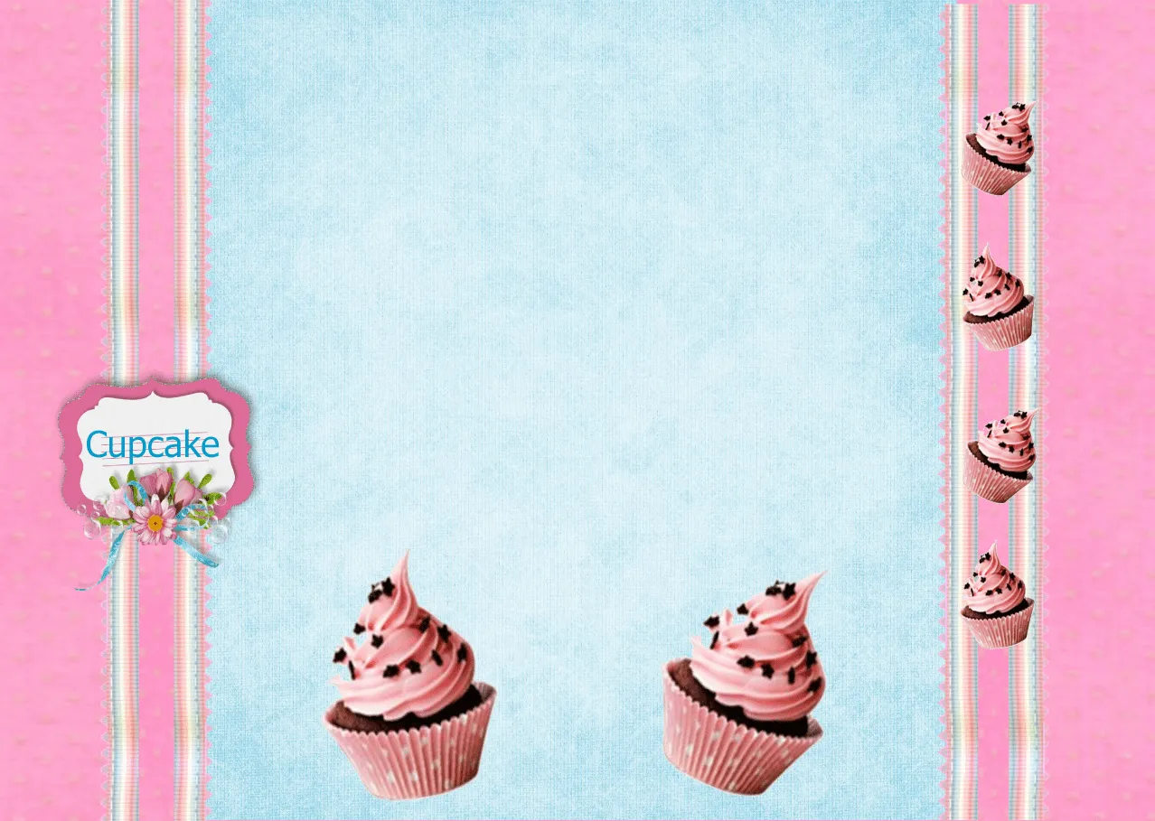 FONDOS HADAMA: ¡ fondo para blog de Cupcake! o resposteria y ...