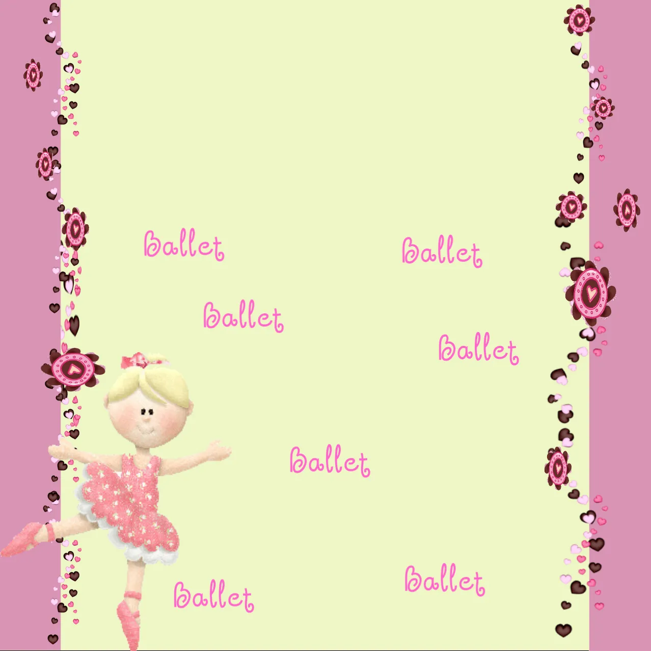 FONDOS HADAMA: fondos infantiles de ballet para blogs de bailarinas