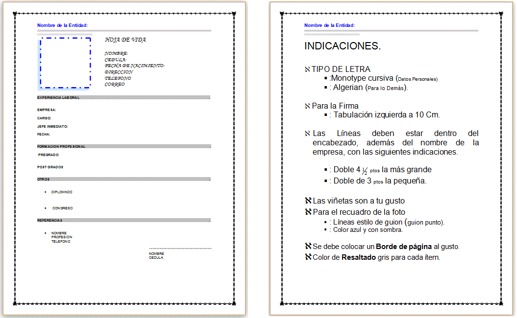 Fondos para hojas de vida - Imagui