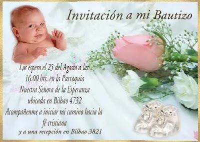 Fondos para invitaciónes de bautizo para niño gratis - Imagui