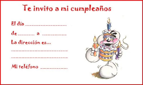 Tarjetas de invitación para cumpleaños de adulto - Imagui