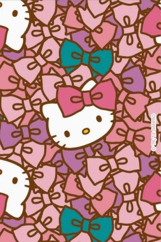 Fondos iphone hello kitty-Imagenes y dibujos para imprimir