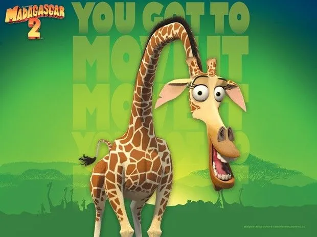 Fondos Madagascar 2 - Fondo de Melman la jirafa