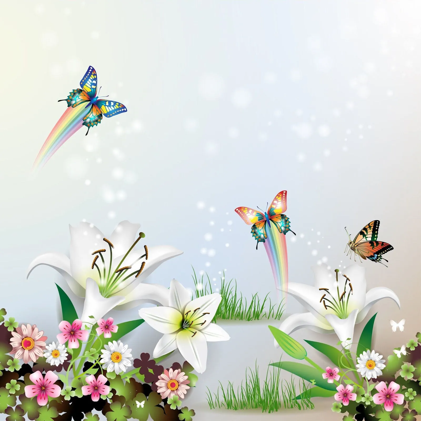 Fondos De Mariposas Y Flores Wallpaper | PicsWallpaper.com