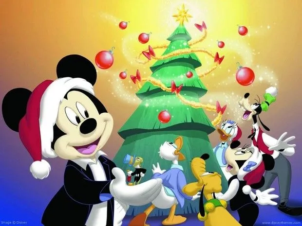 Fondos NAVIDAD - Fondo de Navidad MICKEY