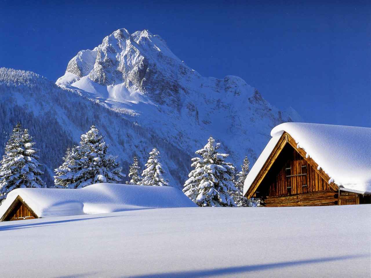 Fondos de navidad con nieve para el escritorio gratis - Imagenes ...