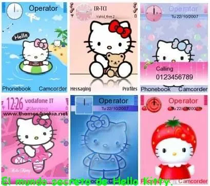 El mundo secreto de Hello kitty.: Fondos de pantalla para el movil.