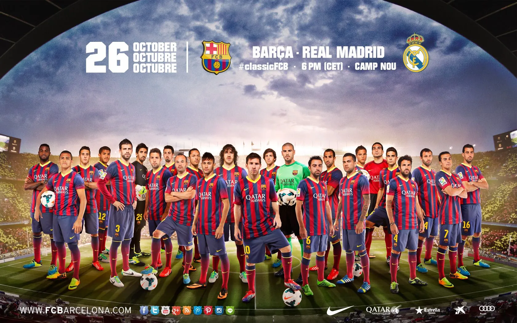 Los fondos de pantalla del Clásico FC Barcelona - Real Madrid | FC ...