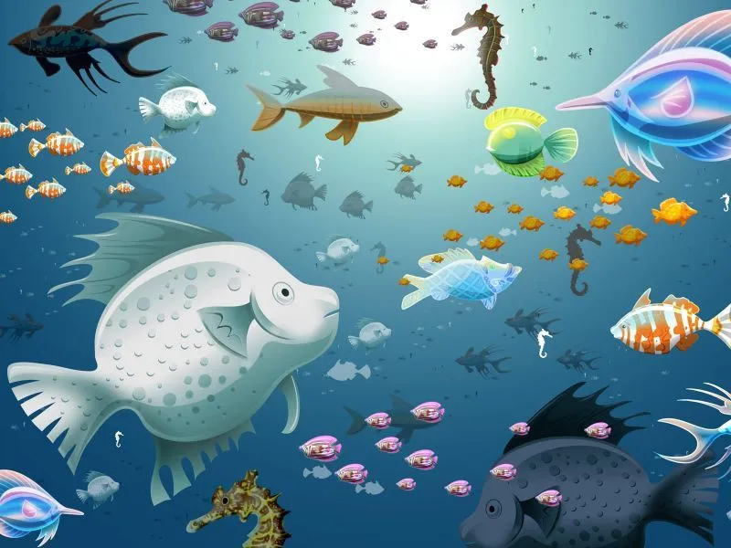 fondos de pantalla de Dibujos de Peces. wallpapers de Dibujos de Peces