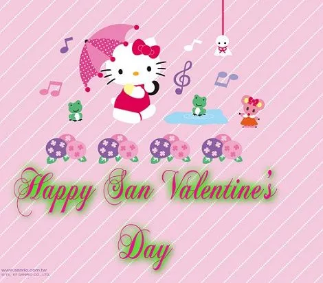 Fondos de pantalla de Hello Kitty para San Valentín