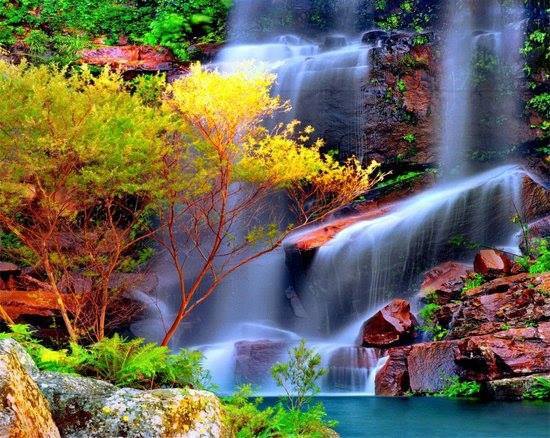 Fondos de Pantalla de Hermosos Paisajes de Cascadas - BloggerGifs