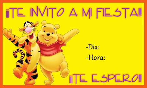 ღFondos De Pantalla y Mucho Másღ≈: Invitaciones Infantiles de ...