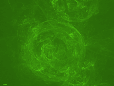 Fondos y Postales: Abstracto fractal verde