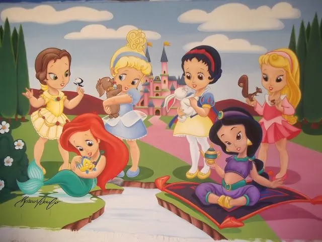 Wallpaper princesas bebé Disney - Imagui