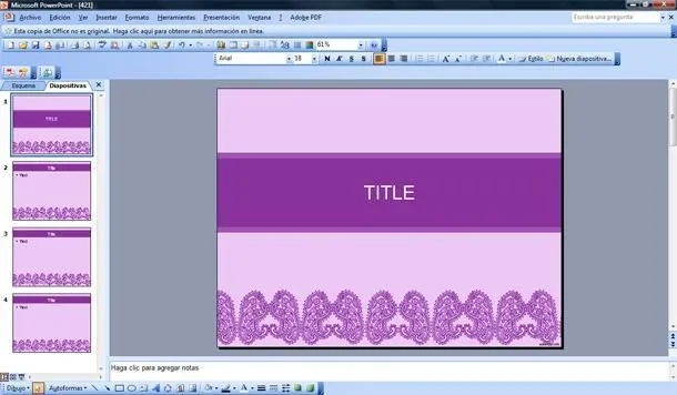 Violeta PowerPoint | Plantillas PowerPoint Gratis