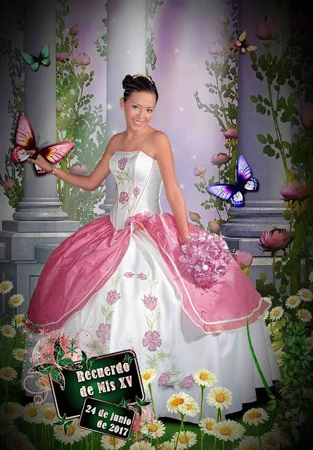 Plantillas psd quinceañeras - Imagui