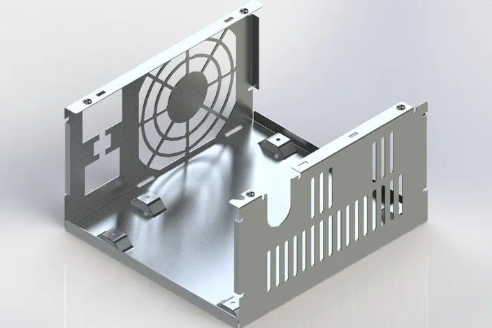 Fonte de Computador - Chapa Metálica - STEP / IGES, SOLIDWORKS ...