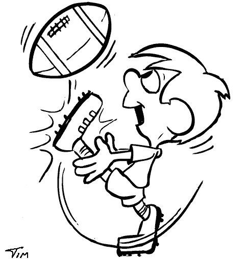 football kick coloring page - coloring.com