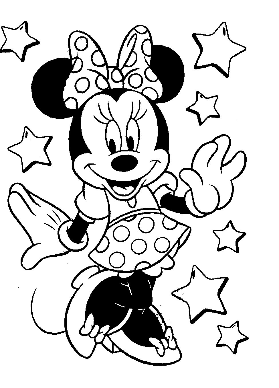  ... for minnie mouse below is another great coloring page of minnie mouse