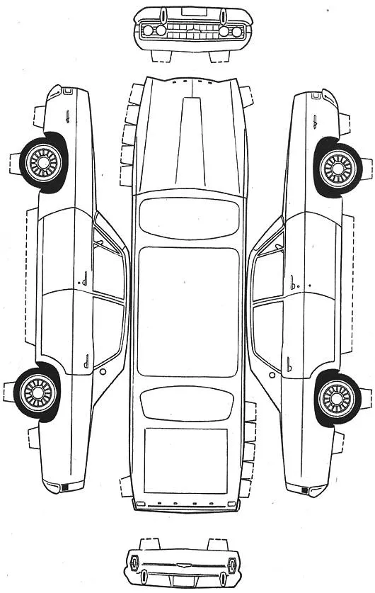 Ford Fairlane - Modelo para armar