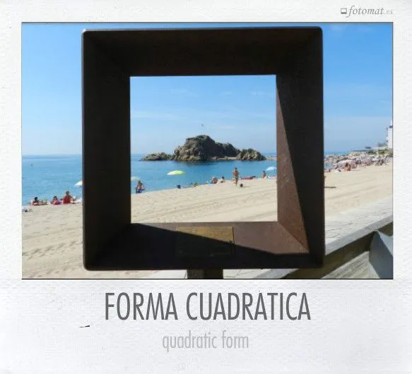 Forma cuadrática | Fotomat