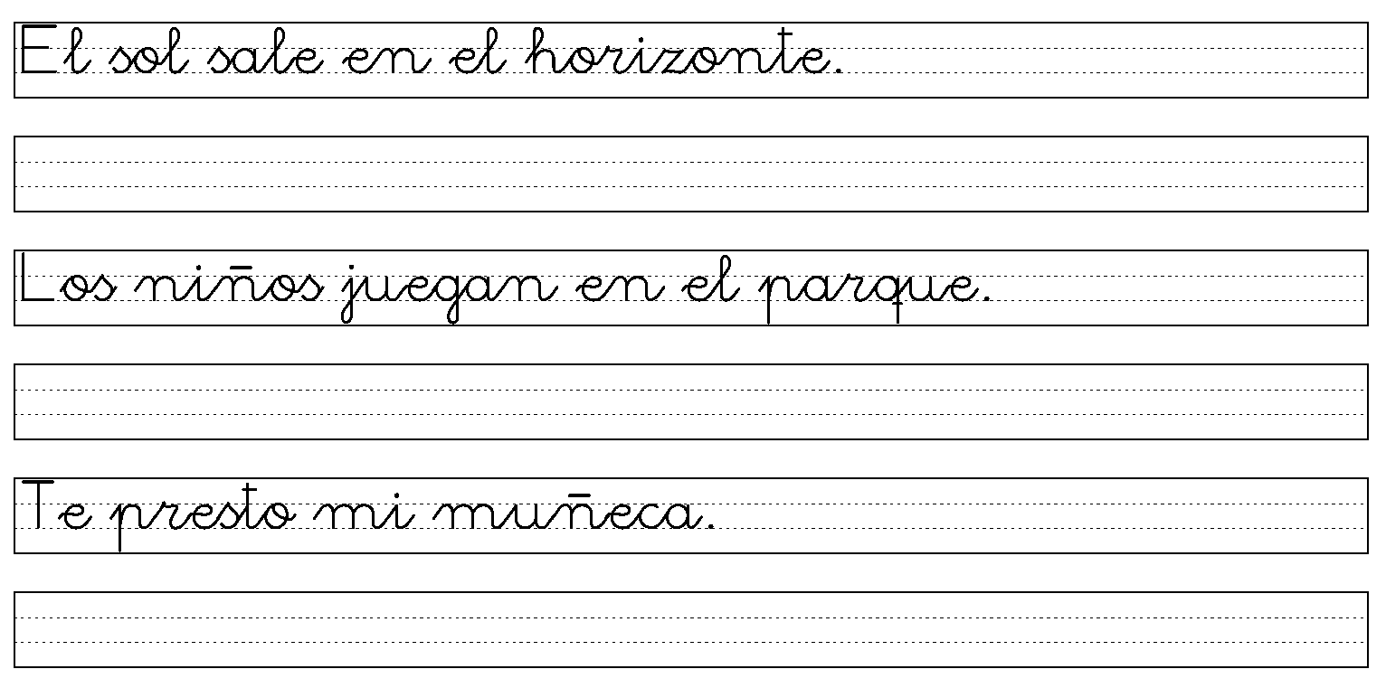 FORMAR: Recursos: Crear fichas para caligrafía