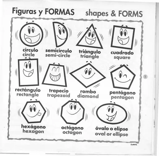 Formas geometricas en ingles - Imagui