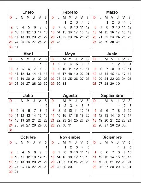 WWW.VIDEOIMAGEN.ES: PLANTILLA CALENDARIO 2012 EN PDF