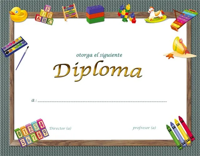 Formato de diplomas de reconocimiento para imprimir - Imagui