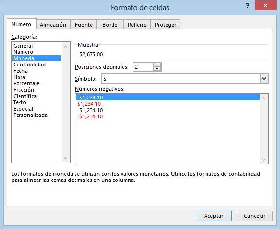 Formato de números en Excel 2013 - Excel Total