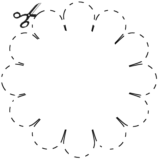 Flores para recortar y pintar - Imagui