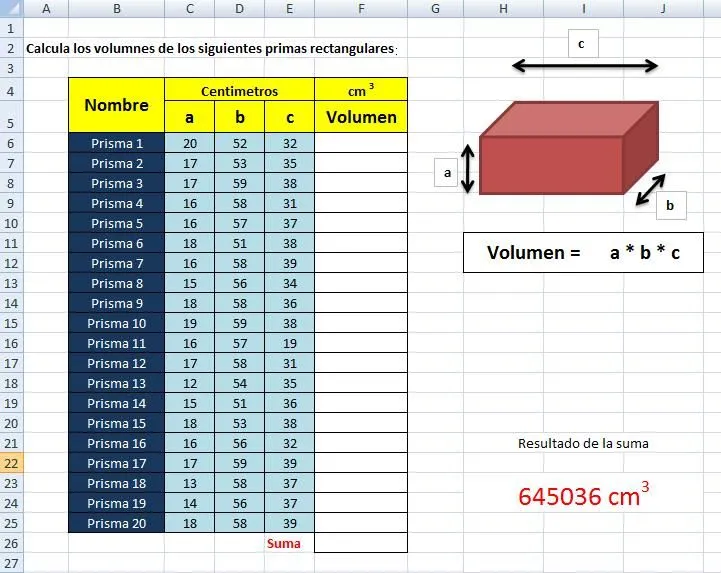 Formulas de prismas - Imagui