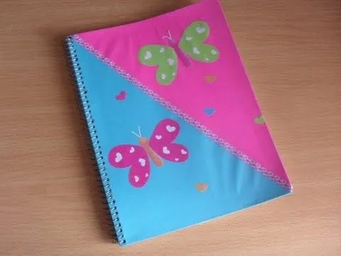 Como forrar un cuaderno - Imagui