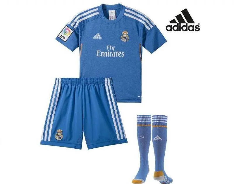 Foto Segunda equipacion Real Madrid 2013-14 color azul Infantil y ...