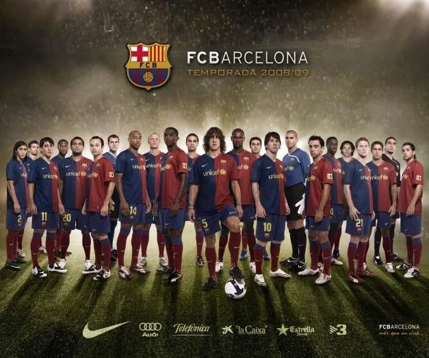 Foto - Fondo de pantalla FC Barcelona 2008/2009