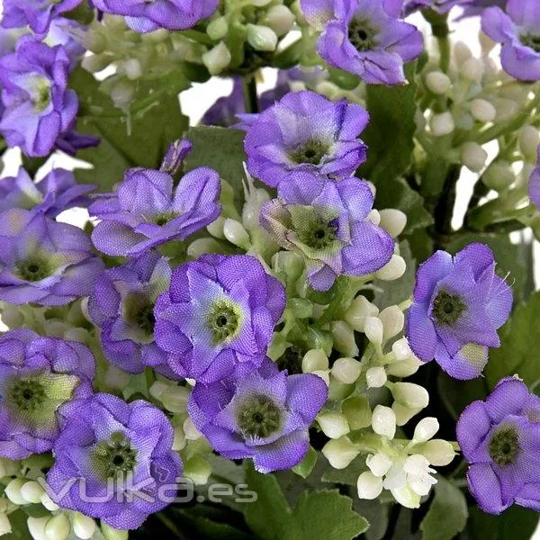 Foto: Planta kalanchoe artificial con flores lilas en lallimona ...