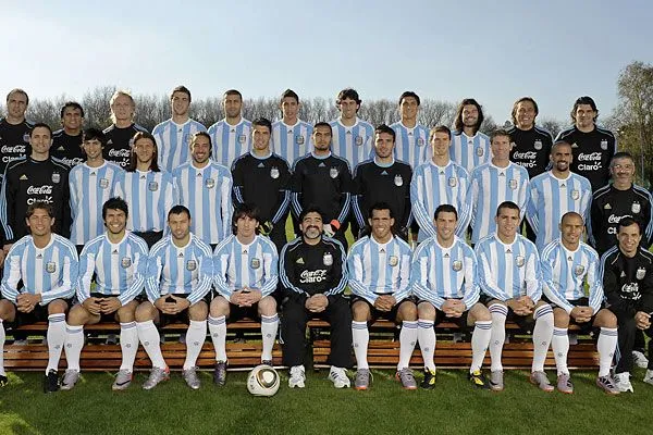 Foto de el plantel argentino antes del mundial. - Taringa!