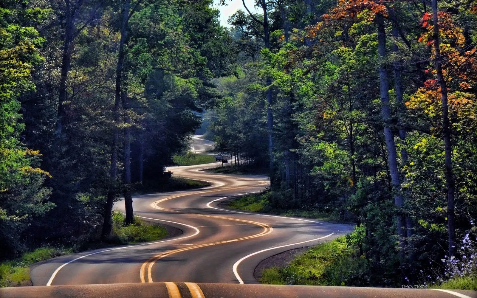 FOTOFRONTERA: Paisaje de las curvas de una carretera