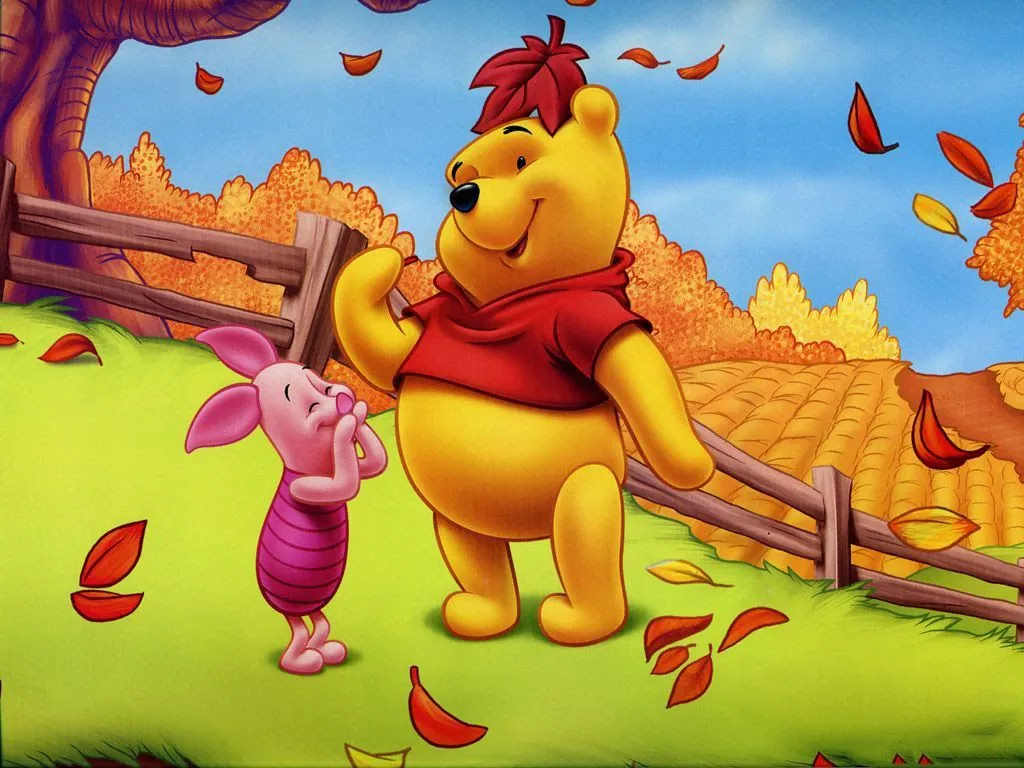 FOTOFRONTERA: Winnie pooh jugando con su pequeño amigo