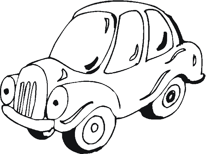 Dibujos para colorear de Coches, automóvil, carro, Plantillas para ...