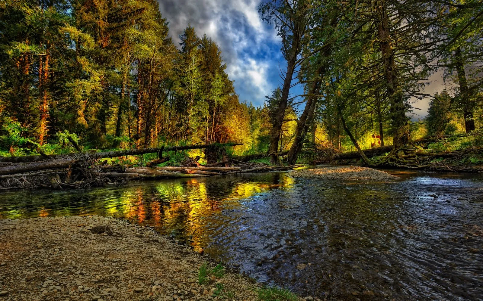  ... fotografias: Rio en el bosque - River in the forest hd (background