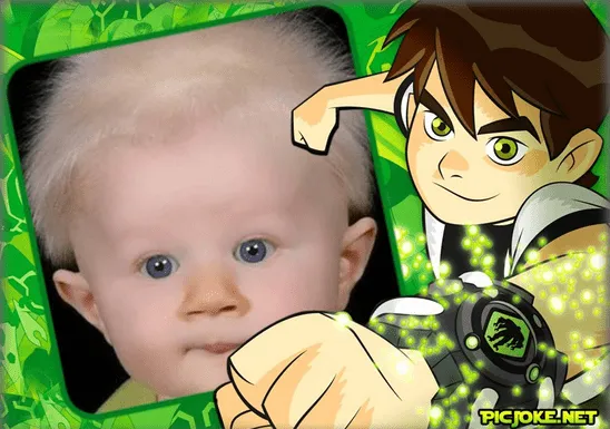 Fotomontaje de cuadro ben 10 - Imagui