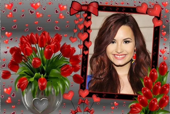 Fotomontajes con flores | Hacer Fotomontajes Gratis