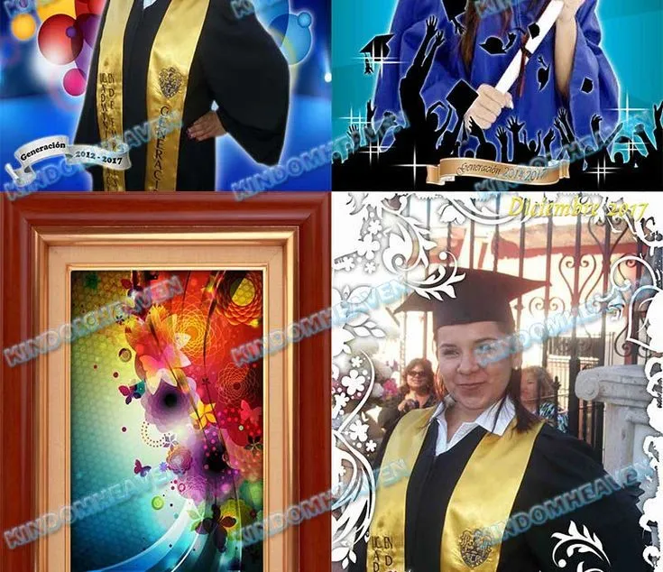 para hacer fotomontajes de graduados donde le coloca el rostro ...