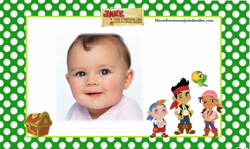 Fotomontajes de Jake y Los Piratas | Fotomontajes infantiles